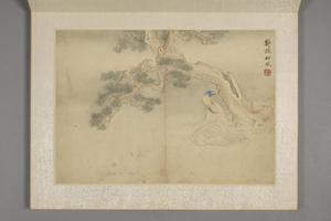 上官周山水人物册