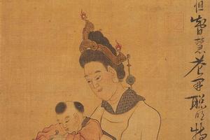 陈洪绶观音轴