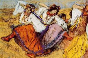 德加作品集-Russian Dancers - 1899 - PC