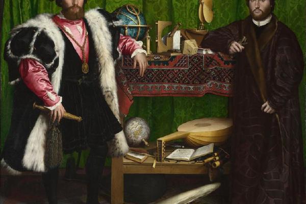 荷尔拜因作品集-186Hans Holbein the Younger - The Ambassadors