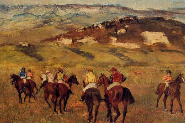 德加作品集-Racehorses - 1884 - PC
