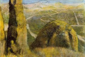 德加作品集-Landscape - circa 1890-1892 - Museum of Fine Arts - Houston (USA)