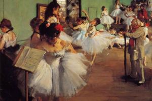 德加作品集-The Dance Class - 1874 - Metropolitan Museum of Art (USA)
