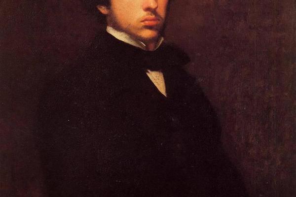 德加作品集-Self Portrait - 1855 - Musee d'Orsay (France)