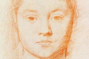 德加作品集-Portrait of a Woman - 1866 - PC