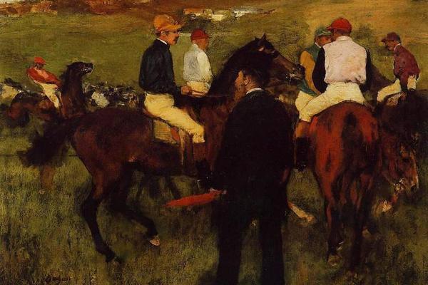 德加作品集-Out of the Paddock  -  1868-1872 - PC