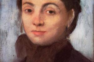 德加作品集-Study for the Portrait of Josephine Gaujean - 1867 - Hamburger Kunsthalle (Germany)