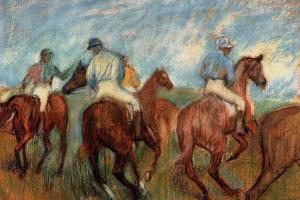 德加作品集-Jockeys - circa 1885-1900 - PC