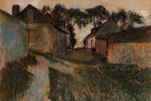 德加作品集-Rue Quesnoy, Saint-Valery-sur-Somme - 1895-1898 - PC