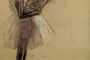 德加作品集-Dancer with a Fan - 1880 - Metropolitan Museum of Art (USA)