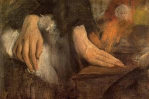 德加作品集-Study of Hands - circa 1860 - Musee d'Orsay (France)