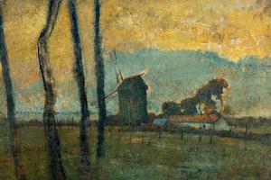 德加作品集-Landscape at Valery-sur-Somme - PC