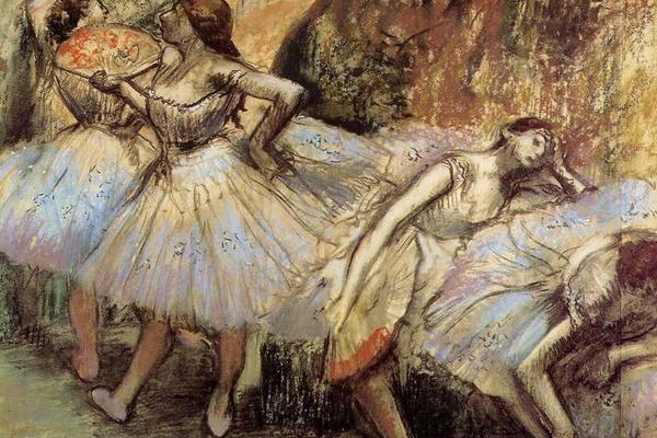 德加作品集-Dancers - circa 1897-1901 - Private collection - pastel