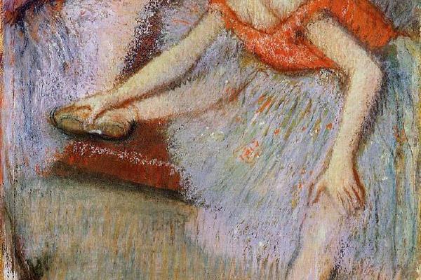 德加作品集-Dancers - 1895 - Private collection - oil on canvas