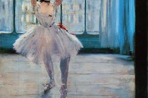德加作品集-Dancer Posing - 1878 - Pushkin Museum of Fine Arts (Russia) - oil on canvas