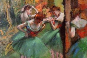 德加作品集-Dancers, Pink and Green - circa 1885-1895 - Metropolitan Museum of Art (USA
