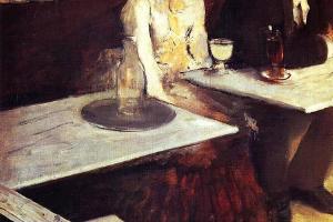德加作品集-The Absinthe Drinker - 1876 - Musee d'Orsay (France)