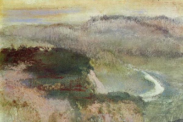 德加作品集-Landscape with Hills - 1890 - Museum of Fine Arts (USA)