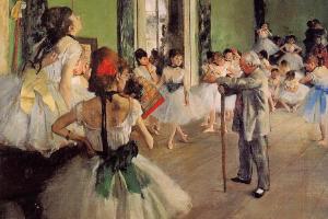 德加作品集-The Dance Class - circa 1873-1878 - Musee d'Orsay (France)