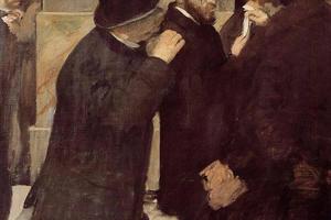 德加作品集-Portraits at the Stock Exchange - 1878-1879 - Musee d'Orsay (France)
