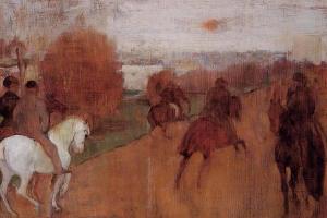德加作品集-Riders on a Road - 1864-1868