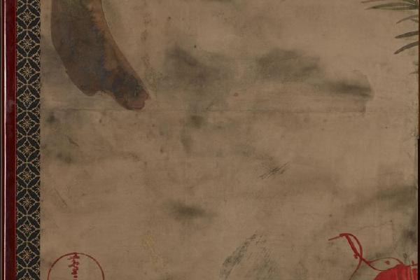 江户时代 茑之小径图屏风-画册