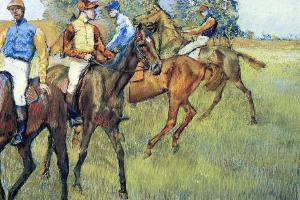 德加作品集-Race Horses - circa 1873 - Cleveland Museum of Art (USA)