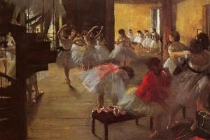 德加作品集-The Dance Class - 1873 - Corcoran Gallery of Art (USA)