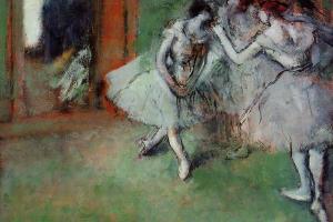 德加作品集-Group of Dancers - circa 1900-1905 - National Galleries of Scotland (Scotland)
