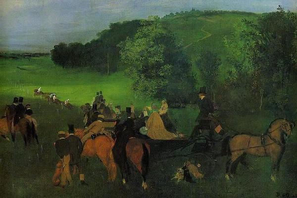 德加作品集-On the Racecourse - circa 1860-1862 - Kunstmuseum Basel (Switzerland)