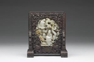 金、元  西元1368-1644年「秋山」玉饰