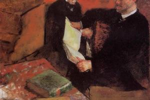 德加作品集-Pagan and Degas' Father - 1895 - PC