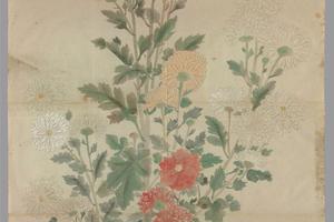 草花粉本图轴 草花粉本-画册