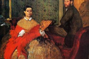 德加作品集-Edmondo and Therese Morbilli - 1865-1866 - National Gallery of Art - Washington (USA)