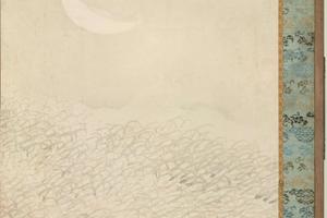 江户时代 山野行乐图屏风-二屏-画册