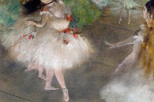 德加作品集-Dancers - 1878 - Private collection - oil on canvas