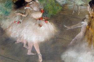德加作品集-Dancers - 1878 - Private collection - oil on canvas