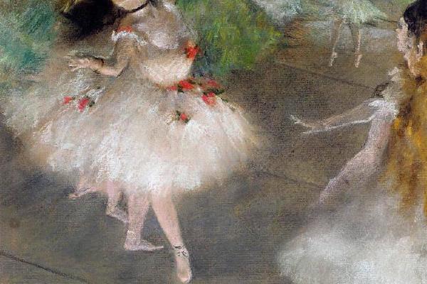 德加作品集-Dancers - 1878 - Private collection - oil on canvas