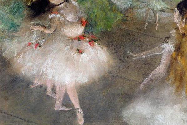 德加作品集-Dancers - 1878 - Private collection - oil on canvas
