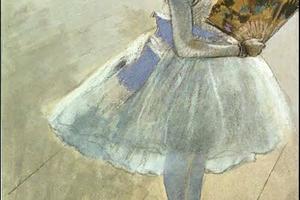 德加作品集-Dancer with a Fan - 1879 - PC
