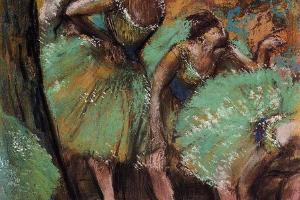 德加作品集-Dancers - 1898 - Private collection - oil on canvas