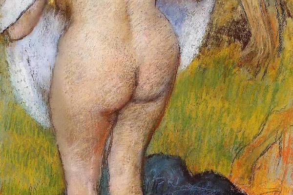 德加作品集-Nude Woman Pulling on Her Clothes - 1885 - National Gallery of Art - Washington (USA)