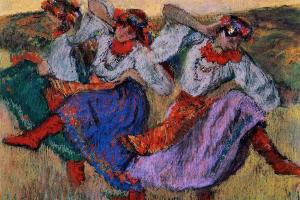德加作品集-Russian Dancers - circa 1899 - Museum of Fine Arts - Houston (USA)