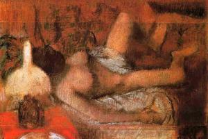 德加作品集-Reclining Nude  - 1883 - 1885 - PC