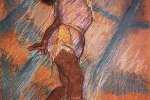 德加作品集-Study for 'La La at the Cirque Fernando' - 1879 - Tate Britain (England)