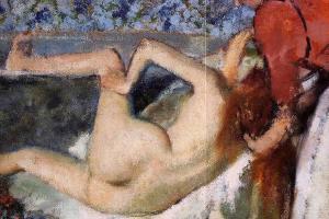 德加作品集-The Bath (also known as Woman from Behind) - 1895 - J. Paul Getty Museum (USA)