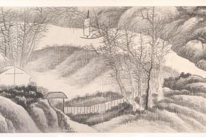 十二月令山水册页-画册