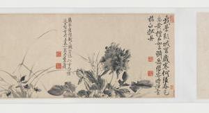 十二月花卉图全卷