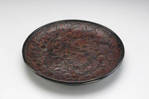 雕漆盆-画册