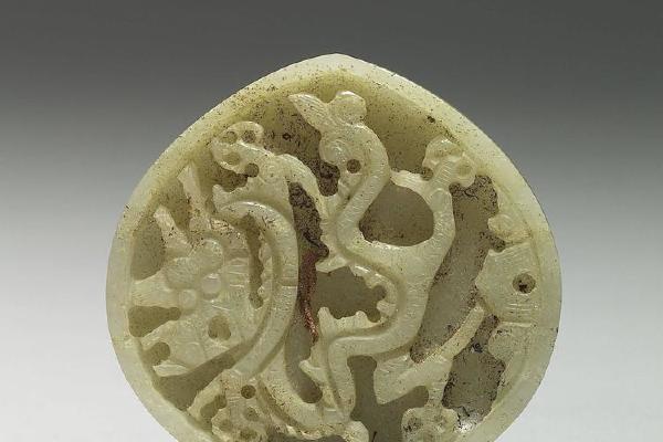 明中晚期 西元1368-1644年 玉龙纹带銙-8